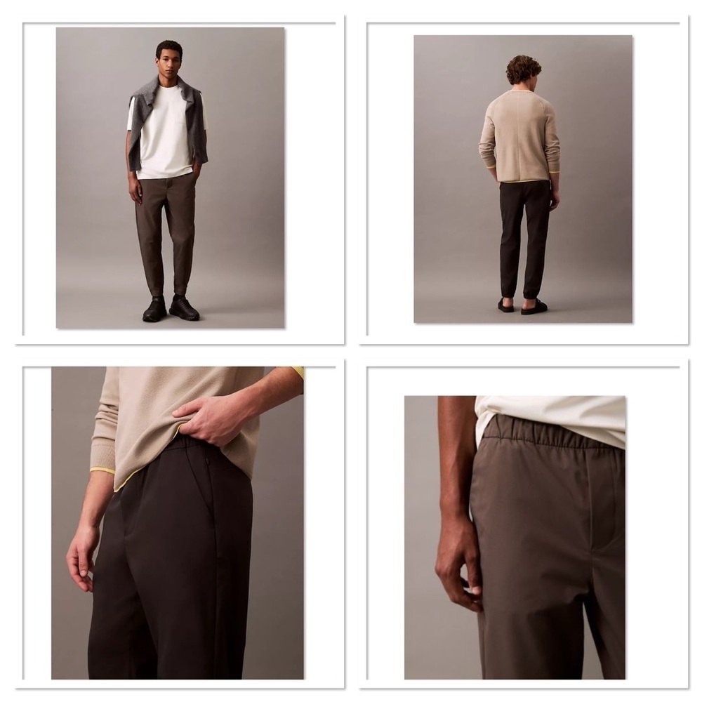 Calvin Klein Men's Dark Brown Joggers